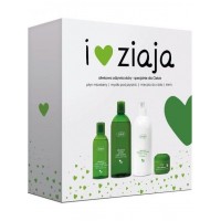 Набор косметики Ziaja Натуральная оливка (гель для душа, молочко для тела, крем, мицелярная вода)